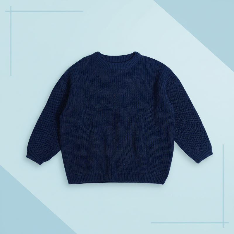 TinyStitch – Gepersonaliseerde Gebreide Naamtrui voor Baby’s & Kinderen