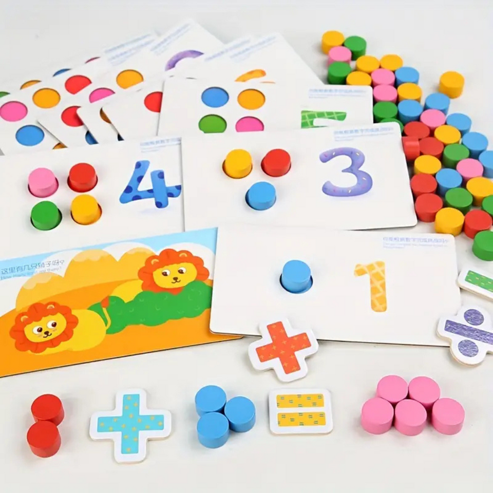 Kleurenwijs – Spelenderwijs Leren – Montessori Tel- en Sorteerspel
