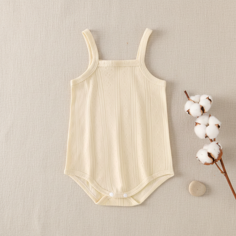 Summer Bodysuit – Luchtig & Comfort – Gebreide Baby Romper