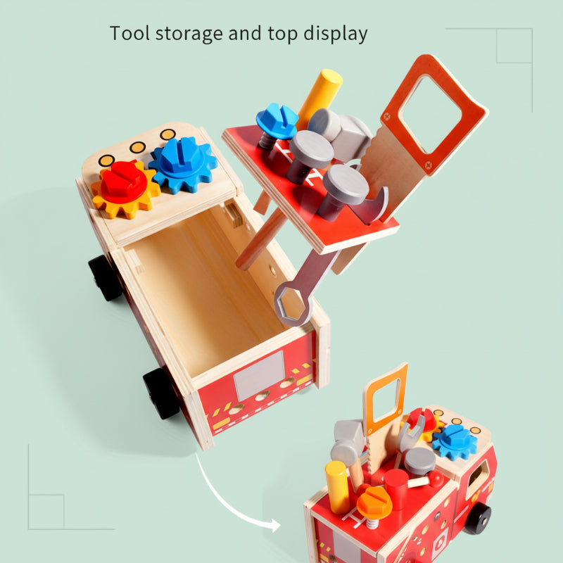 BuildRescue – Educatief & Creatief – Houten Brandweerwagen