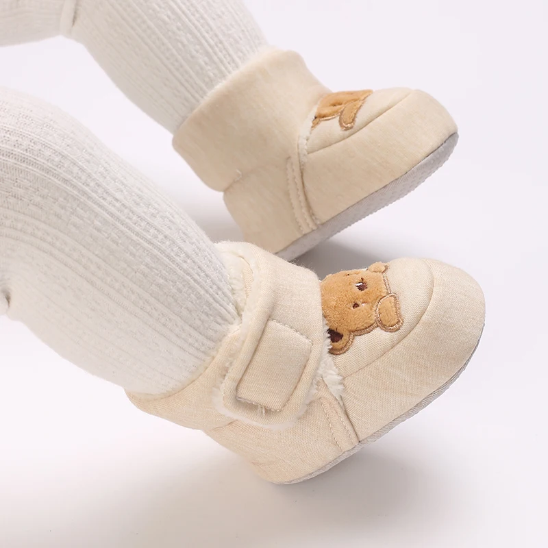 TinyBoots – Knus & Comfortabel – Pluche Babyschoenen voor Winter