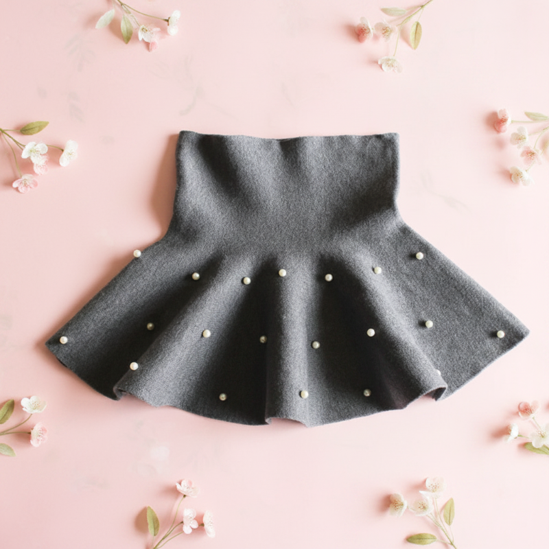 Girls Knitted Skirt – Comfort & Stijl – Kinder Rok