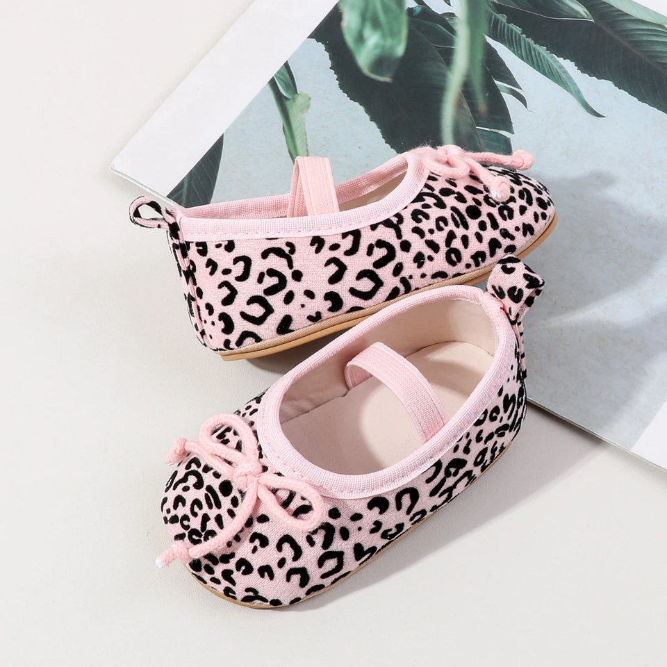TinyStyle – Schattig & Elegant – Baby Meisjes Schoentjes met Luipaardprint