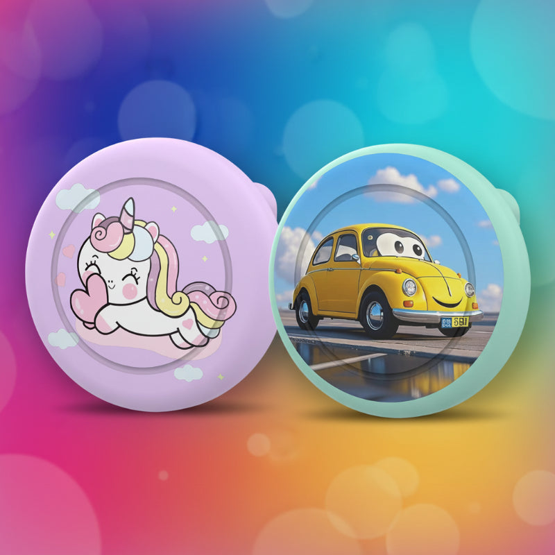 HiddenDot – Slim & Veilig – Broche AirTag-hoesje