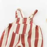 Striped Overall Romper – Zacht & Comfort – Kinder Jumpsuit