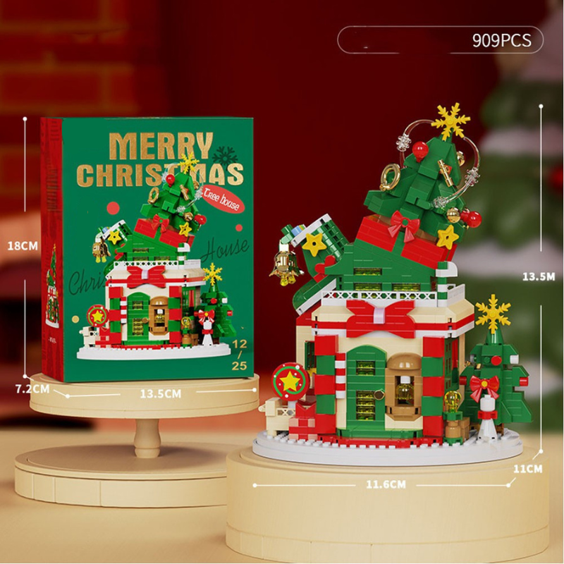 SnowieBlocks – schattig & leuk – Kerst Bouwblokjes