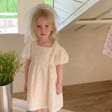 LittleTwinkle – Zacht & Comfortabel – Kinderjurk Met Dubbele Strikken