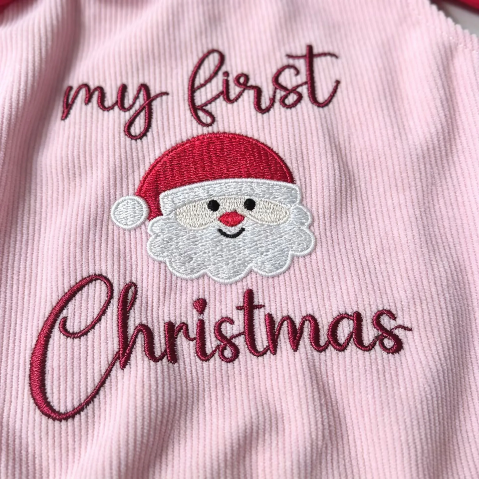 ChristmasCutie – Schattig & Feestelijk – Kerst Romper met Strik
