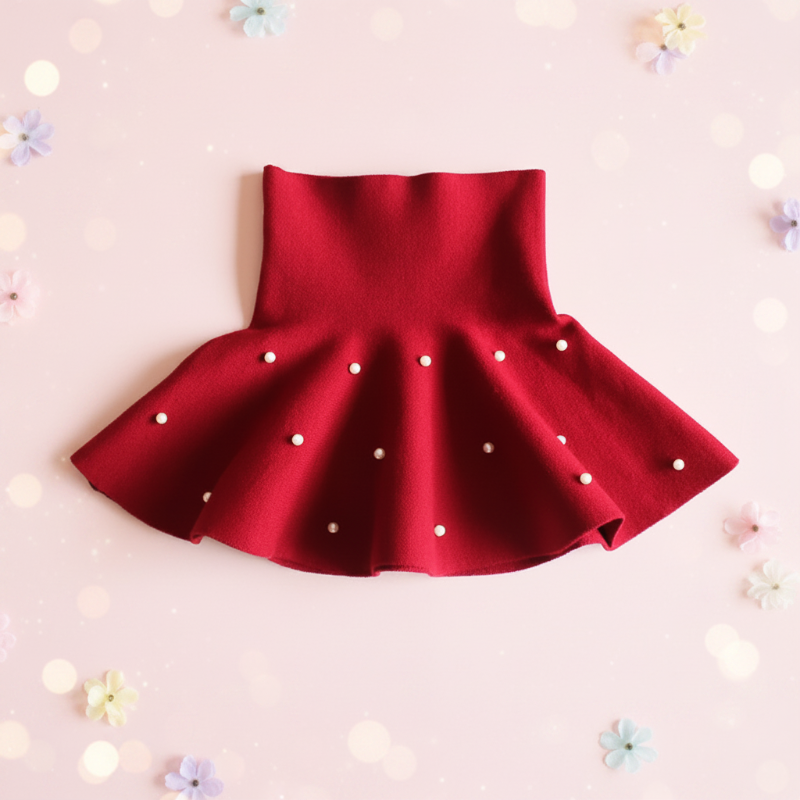Girls Knitted Skirt – Comfort & Stijl – Kinder Rok
