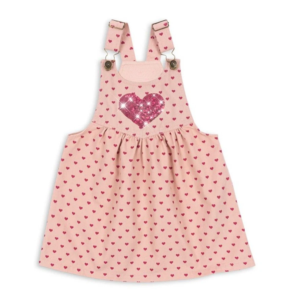 LittleBloom – Schattig & Speels – Denim Jurkje voor Meisjes met Vrolijke Prints