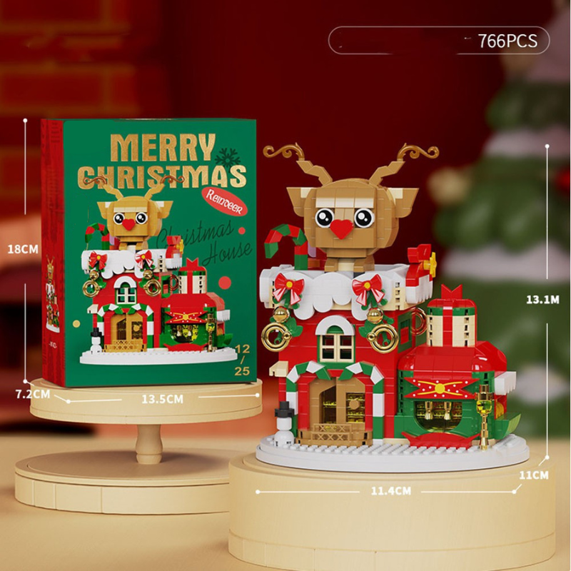 SnowieBlocks – schattig & leuk – Kerst Bouwblokjes