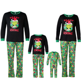 ChristmasGrinch – Speels & Gezellig – Familie Kerstpyjama met Grinchprint
