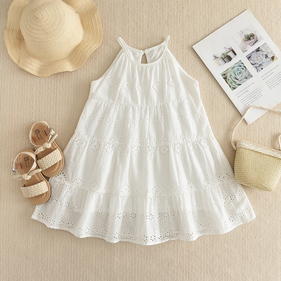 BohoBelle – Elegant & Comfortabel – Jurk met Broderie Details