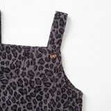 LeopardChic – Trendy & Comfortabel – Meisjes Tuinbroek met Luipaardprint
