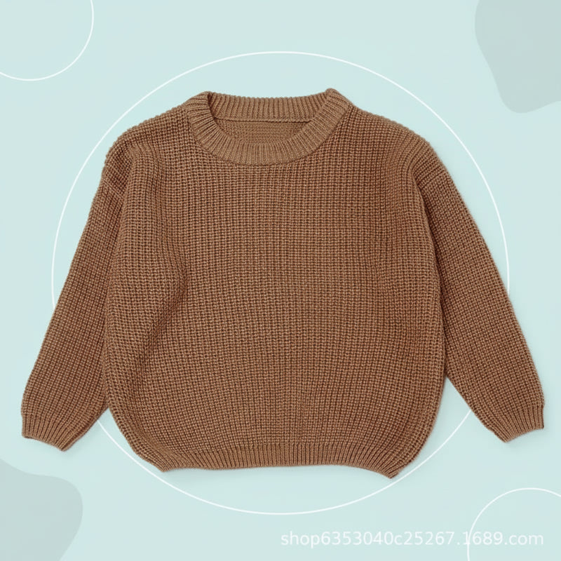 TinyStitch – Gepersonaliseerde Gebreide Naamtrui voor Baby’s & Kinderen