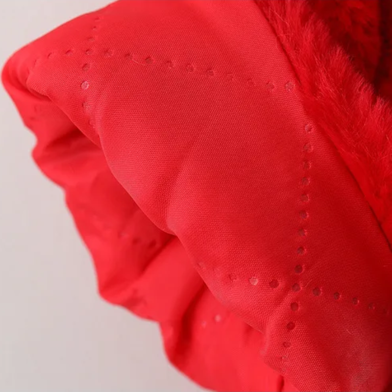 CozyPrincess – Warm & Elegant – Pluche Kinderjas met Strik