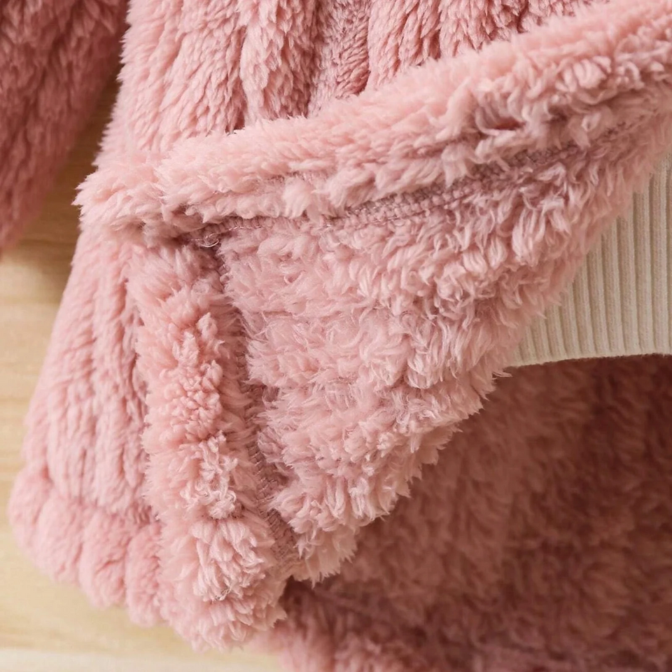 Mini Fashion™ - Zachte Fleece Binnenvoering voor Meisjes - Winterjas