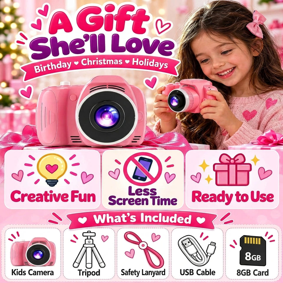 KidCam – Speels & Creatief – Kindercamera met Projector