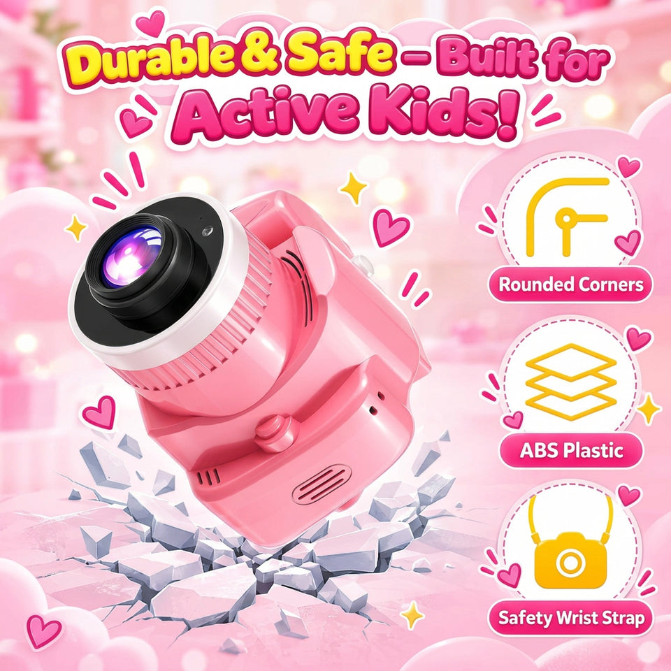 KidCam – Speels & Creatief – Kindercamera met Projector