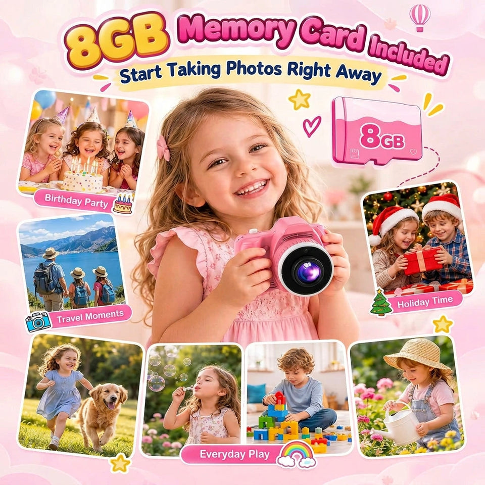 KidCam – Speels & Creatief – Kindercamera met Projector