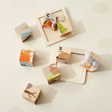 WoodMind – Creatief & Leerzaam – 6-in-1 Montessori Dieren Houten Puzzel