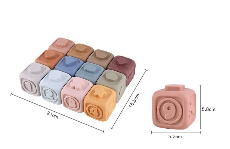 Koala Cubes™ - Tandvriendelijke toren - Bijtring speelgoed