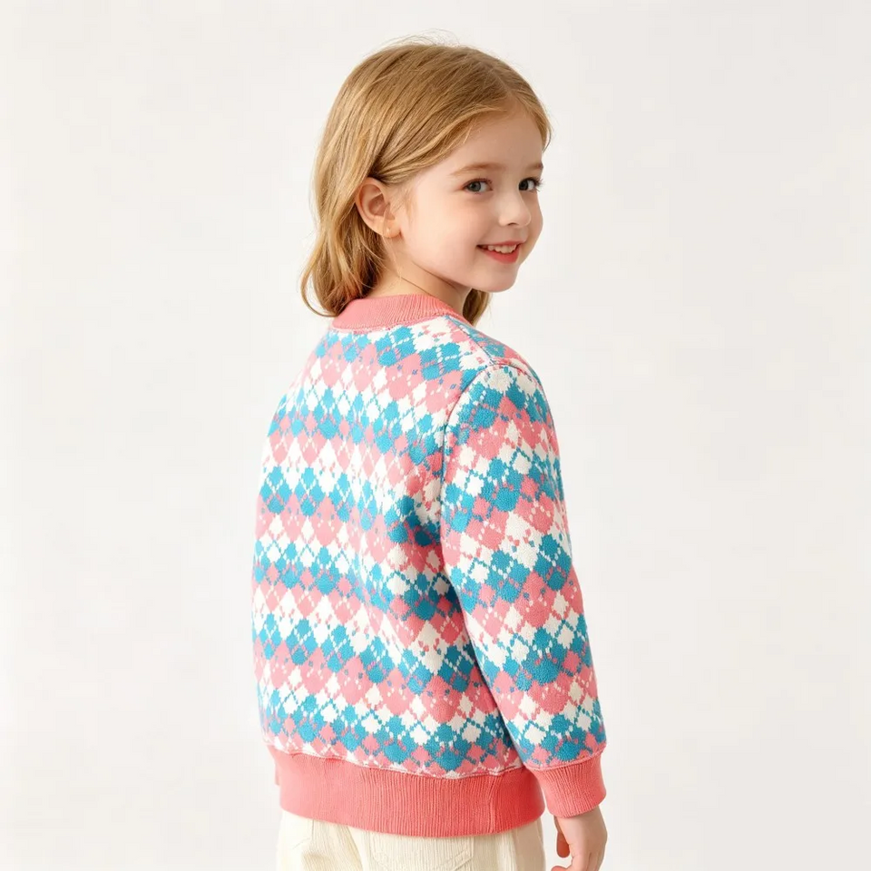CozyCardi – Zacht & Warm – Gebreid Vestje met Leuke Prints