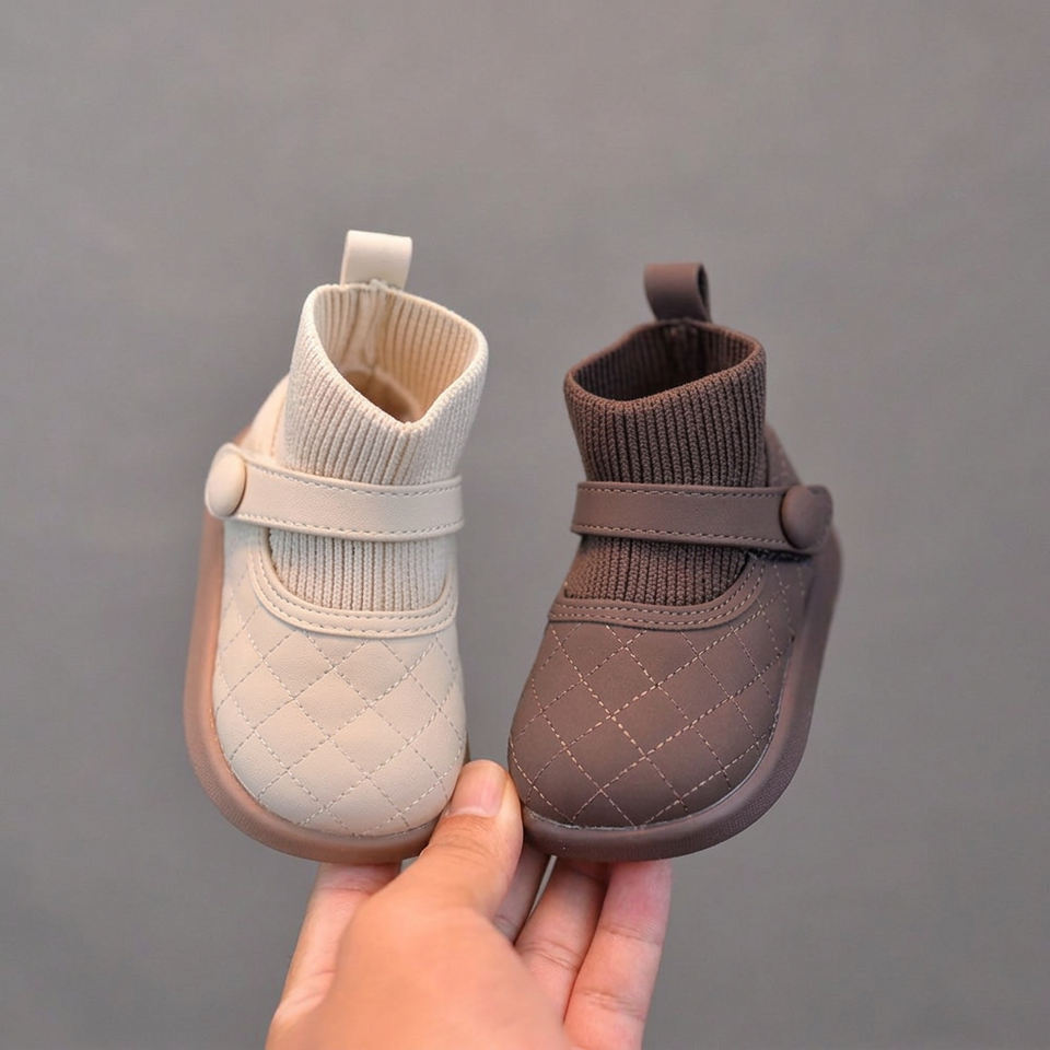 WarmToes – Zacht & Knus – Baby Winterlaarsjes met Fleece Voering