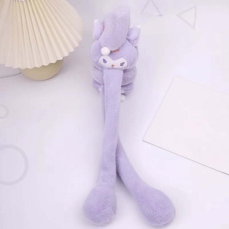 CozyEars – Zacht & Winddicht – Plush Oorwarmers met Beweegbare Oren