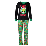 ChristmasGrinch – Speels & Gezellig – Familie Kerstpyjama met Grinchprint