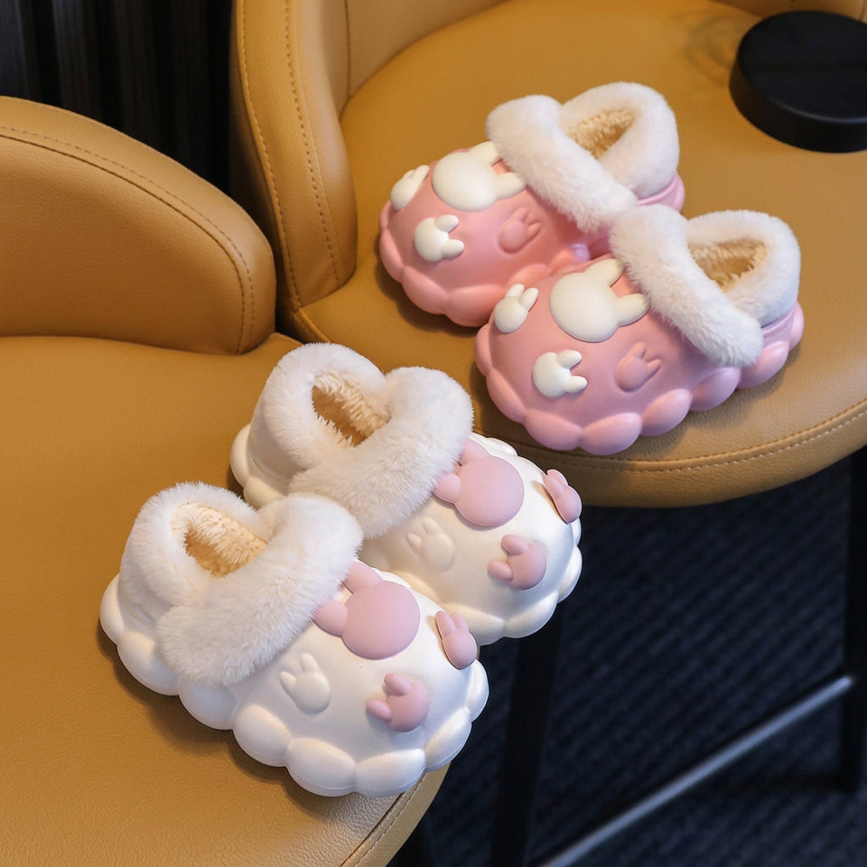 CloudWalk – Zacht & Knus – Warme Pluche Kinderpantoffels