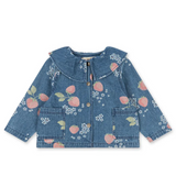 DenimBloom – Schattig & Trendy – Kinder Spijkerjasje met Peter Pan Kraag