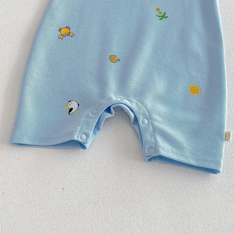 SunnyBaby – Comfortabel & schattig – Polo-romper voor baby’s