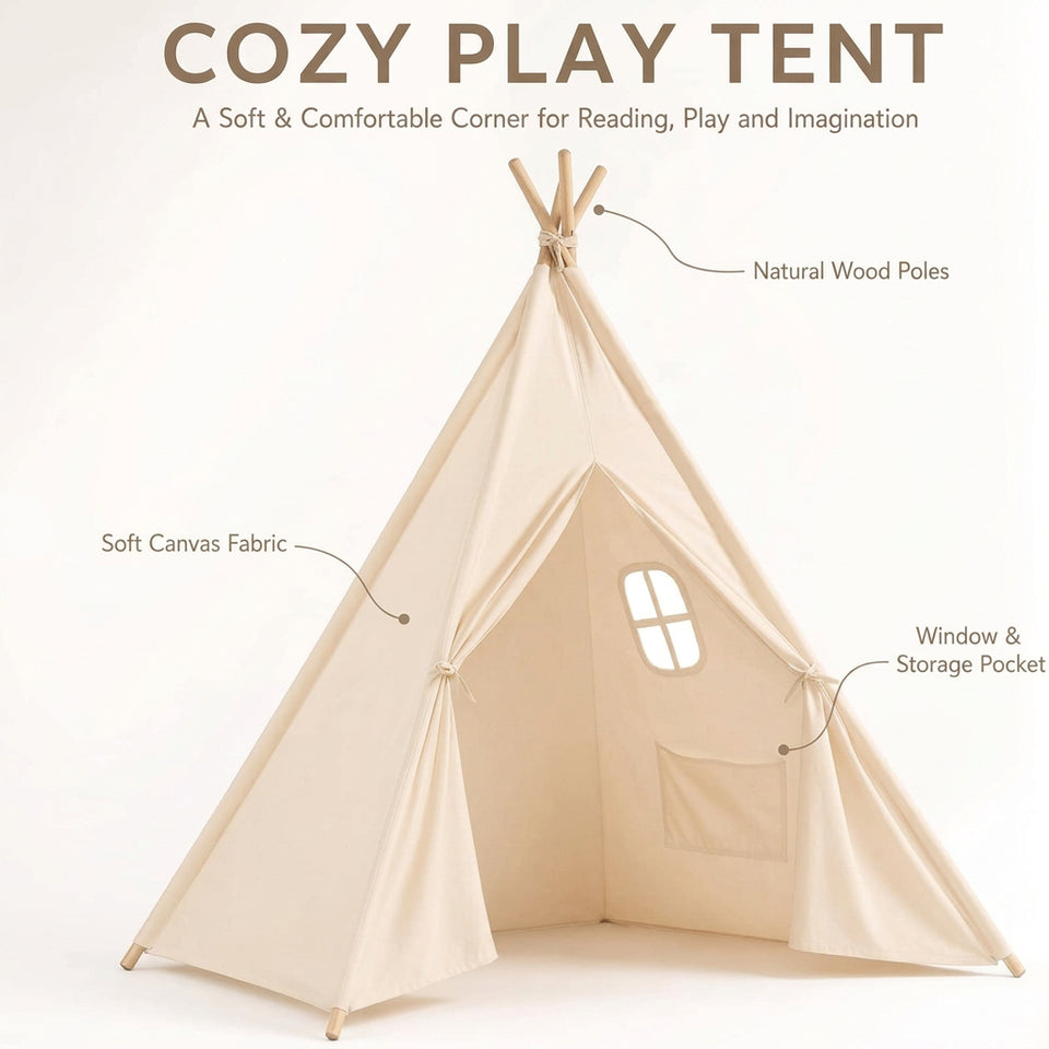 TipiFun – Speels & Gezellig – Kinder Tipi Speeltent