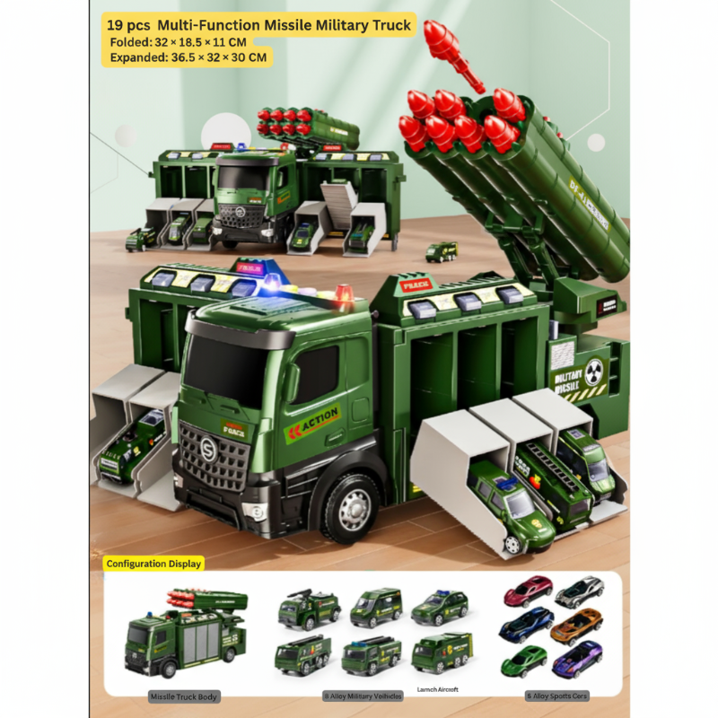 MegaTank – Stoer & Innovatief – Militaire Vrachtwagen