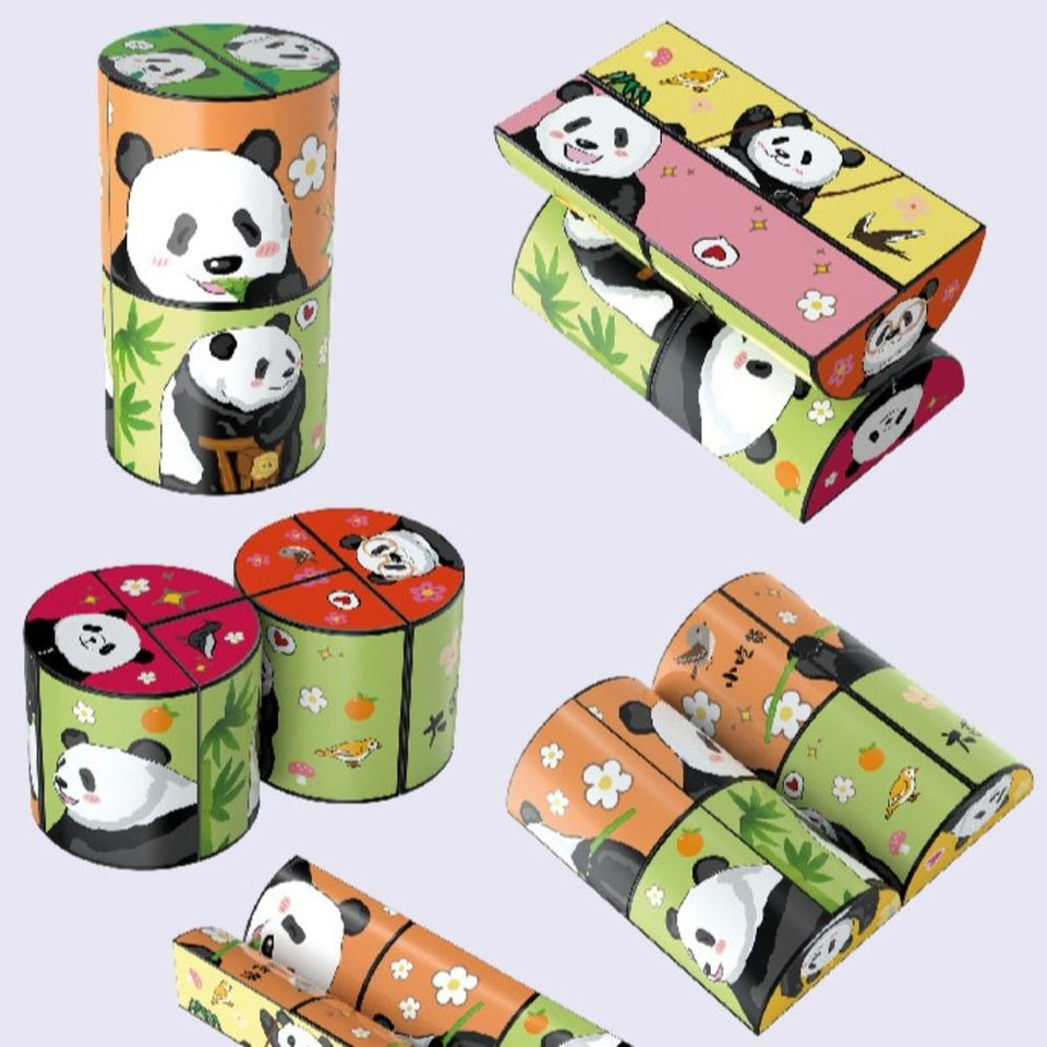 Panda Puzzle™ - educatief vermaak - Puzzelkubus