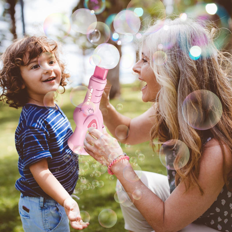Electric Bubble Maker – Oplaadbaar & Met Licht voor Kinderen