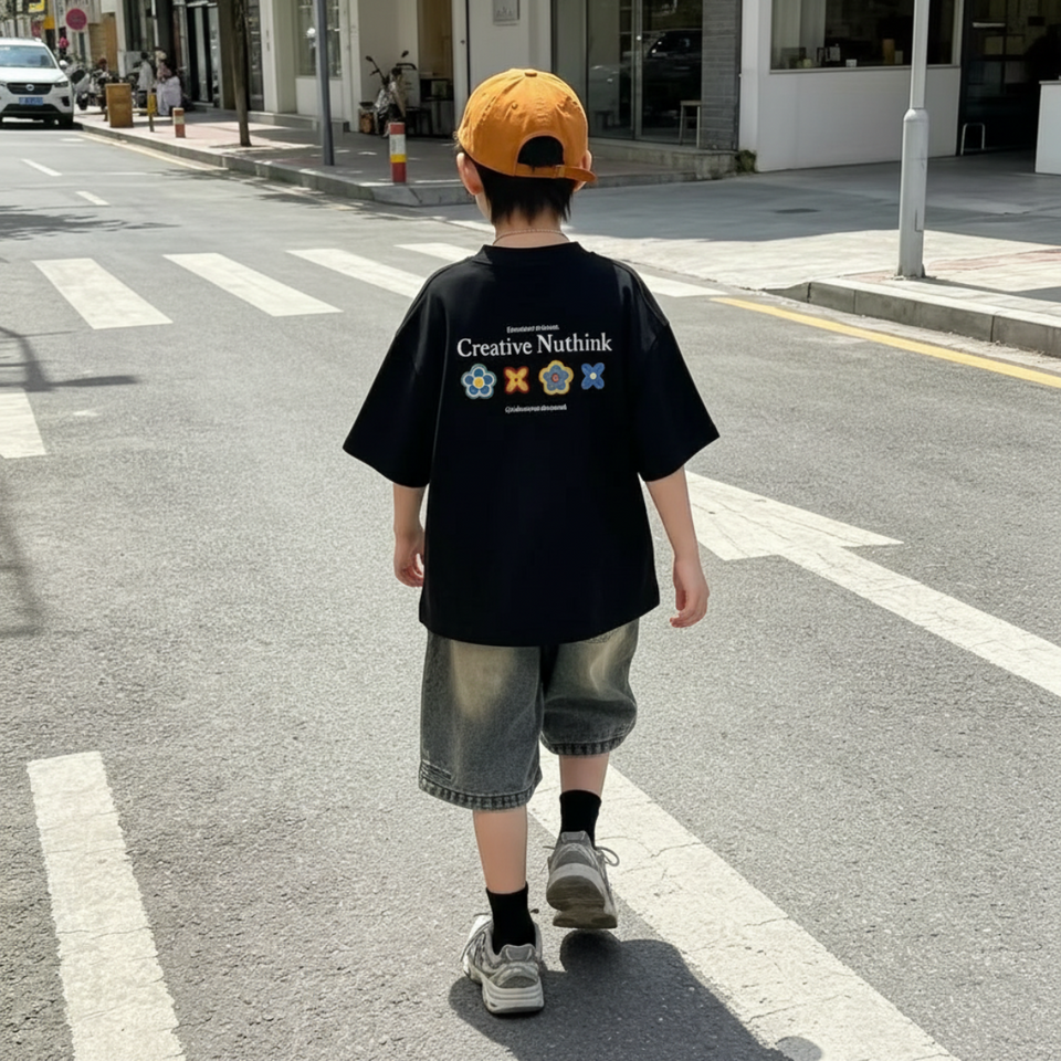 MiniStyle – Kwaliteit & Stijlvol – 'Creative Nuthink' T‑shirt