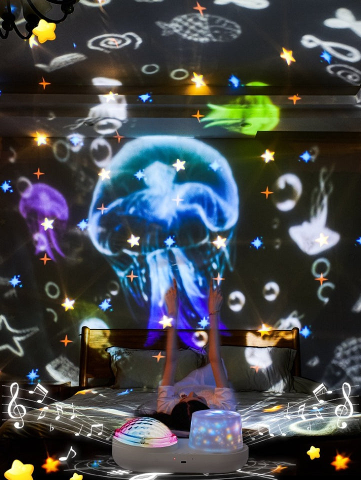 OceanGlow – Rustgevend & Magisch – Sterrenhemel Projectie Nachtlamp