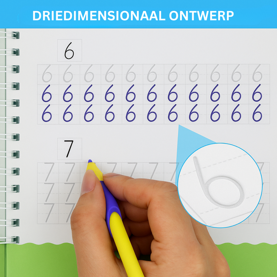 Calligraphy Book™ | De eerste kennismaking met schrijven - Schrijfboek