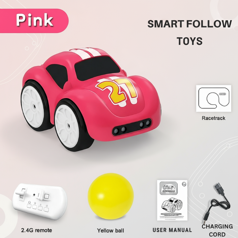 TinyRacer – Tekenplezier & Slim Rijden – Autonome Cartoon Auto