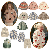 WarmHug – Comfortabel & Trendy – Kinder Fleece Jas met Speelse Prints