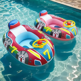 SplashFun – Waterpret & Actie – Opblaasbare Raceboot Zwemband