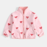 CozyFleece – Zacht & Speels – Warme Kinderjas met Cartoonprint