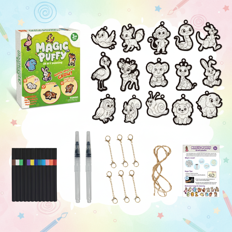 Magic Puff Paint – Creatief & Interactief – Knutsel Set met magische schuimtextuur