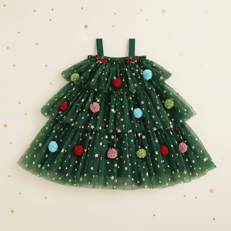 TinyStar – Dromerig & Sierlijk – Kerst Jurk
