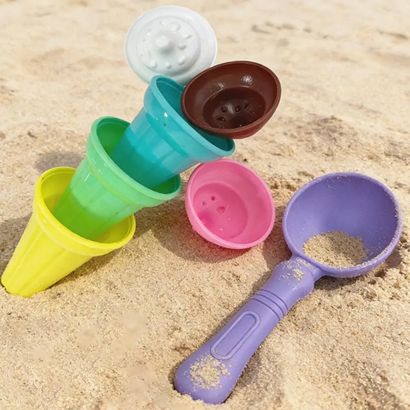 BeachFun – Zandpret & Creatief – Strand IJs Schep Speelset