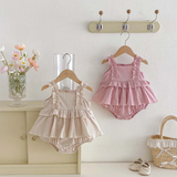 TinyBloom – Schattig & Zacht – Baby & Peuter Jurkje met Ruches