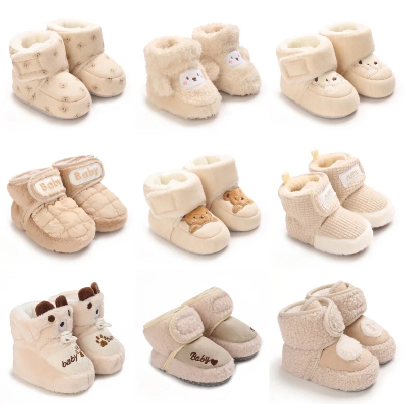 TinyBoots – Knus & Comfortabel – Pluche Babyschoenen voor Winter