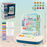 Montessori Math Track Game – Leren & Logica – Ballenbaan Spel
